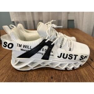 JUST SO White Chunky Sole Athletic Sneakers Men Women Size‎ 38